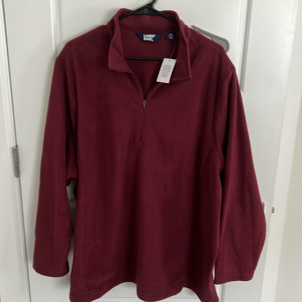 Lands End 1/4 zip Long Sleeve shirt